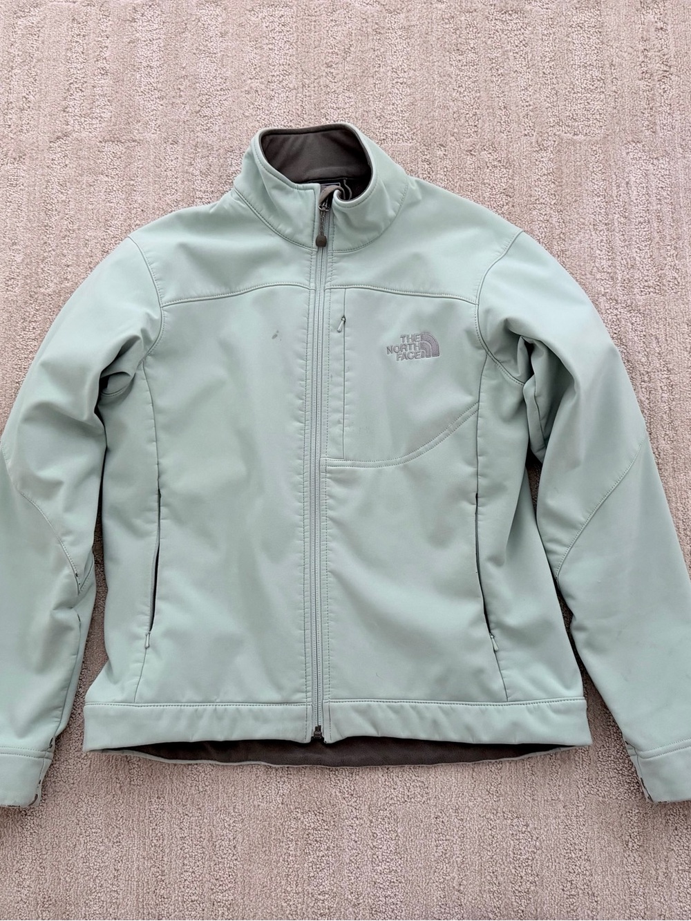The North Face Mint Green Lightweight Softshell Jacket